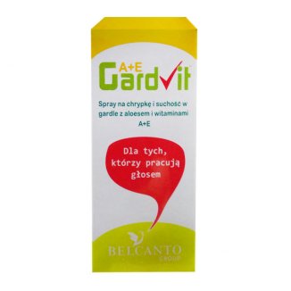 GardVit A+E, spray na chrypkę i suchość w gardle, 30 ml - zdjęcie produktu