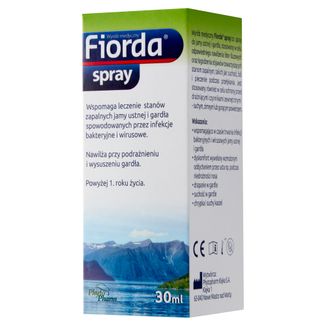 Fiorda Spray, dla dorosłych i dzieci powyżej 1 roku, 30 ml - 3 - zdjęcie produktu