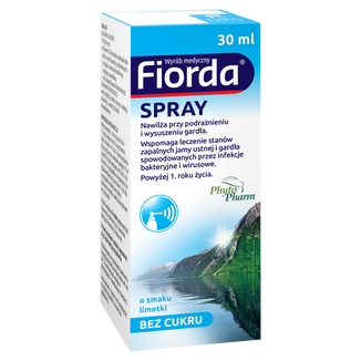 Fiorda Spray, dla dorosłych i dzieci powyżej 1 roku, 30 ml - 2 - zdjęcie produktu