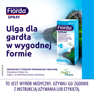 Fiorda Spray, dla dorosłych i dzieci powyżej 1 roku, 30 ml - 4 - zdjęcie produktu