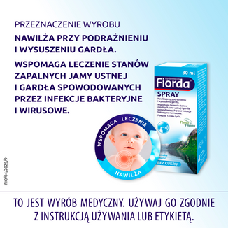 Fiorda Spray, dla dorosłych i dzieci powyżej 1 roku, 30 ml - 5 - zdjęcie produktu