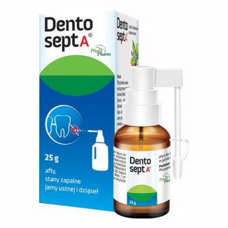 Dentosept A, płyn do stosowania w jamie ustnej, z aplikatorem, 25 g - 3 - zdjęcie produktu
