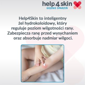 Help4Skin Gojenie Oparzeń, żel hydrokoloidowy, 75 g - 4 - zdjęcie produktu