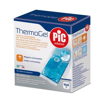 Pic Solution ThermoGel Basic, kompres żelowy z pokrowcem, 10 x 26 cm, 1 sztuka - zdjęcie produktu