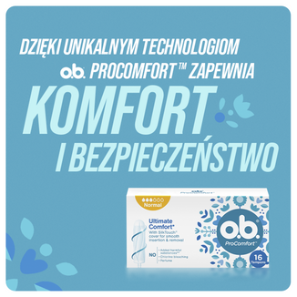 O.B. ProComfort, tampony higieniczne, Normal, 32 sztuki - 5 - zdjęcie produktu