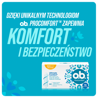 O.B. ProComfort, tampony higieniczne, Mini, 32 sztuki - 6 - zdjęcie produktu
