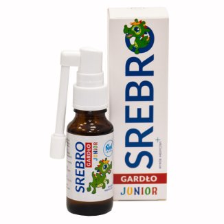 Srebro gardło junior, spray o smaku smoczego owocu, 20 ml - zdjęcie produktu