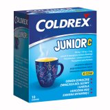 Coldrex Junior C 300 mg + 20 mg +5 mg, proszek do sporządzania roztworu doustnego dla dzieci 6-12 lat, smak cytrynowy, 10 saszetek - miniaturka zdjęcia produktu