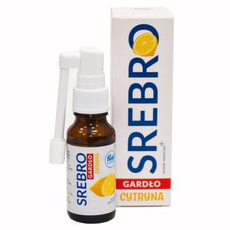 Srebro gardło, spray o smaku cytrynowym, 20 ml - zdjęcie produktu