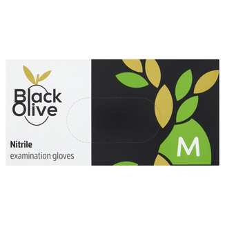 Doman Black Olive, rękawice nitrylowe, niejałowe, bezpudrowe, czarne, rozmiar M, 100 sztuk - 2 - zdjęcie produktu