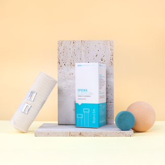 SEMA Protect, opaska elastyczna z 2 zapinkami, 10 cm x 5 m, 1 sztuka - 2 - zdjęcie produktu