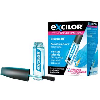 Excilor Leczenie grzybicy paznokci, płyn 3,3 ml KRÓTKA DATA Excilor Leczenie grzybicy paznokci, płyn 3,3 ml KRÓTKA DATA - zdjęcie produktu