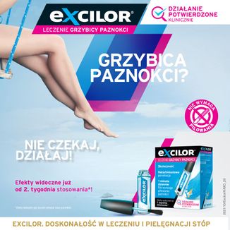 Excilor Leczenie grzybicy paznokci, płyn 3,3 ml KRÓTKA DATA - 5 Excilor Leczenie grzybicy paznokci, płyn 3,3 ml KRÓTKA DATA - 5 - zdjęcie produktu
