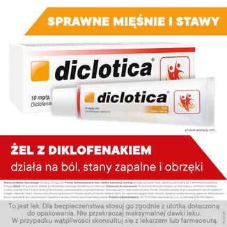 Diclotica 10 mg/g, żel, 100 g - 2 - zdjęcie produktu