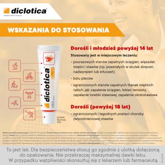Diclotica 10 mg/g, żel, 100 g - 4 - zdjęcie produktu