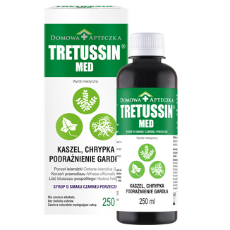 Tretussin Med, syrop, smak czarnej porzeczki, 250 ml KRÓTKA DATA - zdjęcie produktu