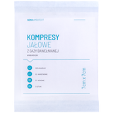 SEMA Protect, kompresy jałowe z gazy, 17-nitkowe, 12-warstwowe, 7 cm x 7 cm, 3 sztuki - miniaturka zdjęcia produktu