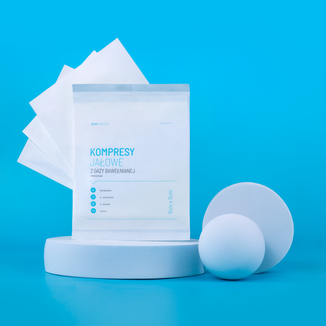 SEMA Protect, kompresy jałowe z gazy, 17-nitkowe, 12-warstwowe, 9 cm x 9 cm, 3 sztuki - 2 - zdjęcie produktu