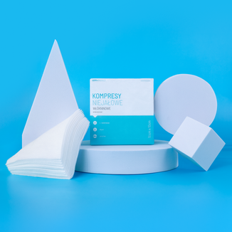 SEMA Protect, kompresy niejałowe, włókninowe, 10 cm x 10 cm, 100 sztuk - 2 - zdjęcie produktu