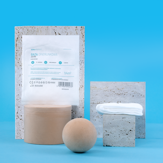 SEMA Protect, gaza jałowa, 17-nitkowa, 1/4 m2, 1 sztuka - 2 - zdjęcie produktu