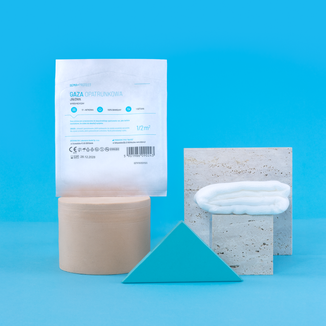 SEMA Protect, gaza jałowa, 17-nitkowa, 1/2 m2, 1 sztuka - 2 - zdjęcie produktu