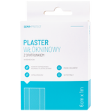 SEMA Protect, plaster włókninowy z opatrunkiem, 6 cm x 1 m, 1 sztuka - miniaturka zdjęcia produktu