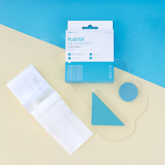 SEMA Protect, plaster włókninowy z opatrunkiem, 8 cm x 1 m, 1 sztuka - 2 - zdjęcie produktu