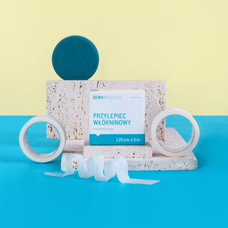 SEMA Protect, przylepiec włókninowy, 1,25 cm x 5 m, 1 sztuka - 2 - zdjęcie produktu