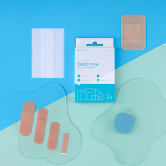 SEMA Protect, plastry z opatrunkiem, zestaw turystyczny, 24 sztuki - 2 - zdjęcie produktu