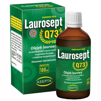 Laurosept Q73, olejek laurowy, 100 ml - 2 Laurosept Q73, olejek laurowy, 100 ml - 2 - zdjęcie produktu