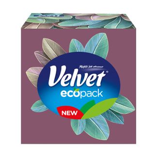 Velvet Cube, chusteczki higieniczne, 3-warstwowe, 56 sztuk - 2 - zdjęcie produktu