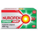 Nurofen Express Forte 400 mg, 30 kapsułek miękkich - miniaturka zdjęcia produktu