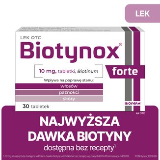 Biotynox Forte 10 mg, 30 tabletek - 2 - zdjęcie produktu