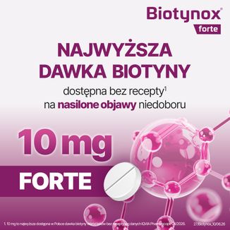Biotynox Forte 10 mg, 30 tabletek - 3 - zdjęcie produktu