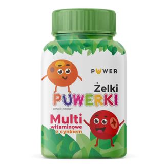 Żelki Puwerki, smak owocowy, 50 sztuk - zdjęcie produktu