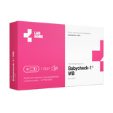 LabHome Babycheck-1, WB test ciążowy z krwi pozyskanej z nakłucia palca, 1 sztuka - miniaturka zdjęcia produktu