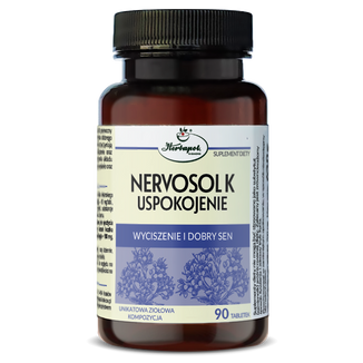 Herbapol Nervosol K Uspokojenie, 90 tabletek - zdjęcie produktu