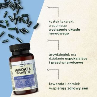Herbapol Nervosol K Uspokojenie, 90 tabletek - 2 - zdjęcie produktu
