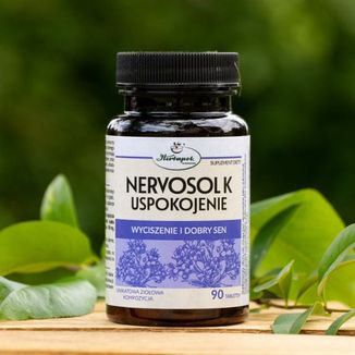 Herbapol Nervosol K Uspokojenie, 90 tabletek - 3 - zdjęcie produktu
