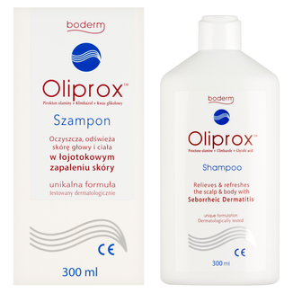Oliprox, szampon do stosowania w łojotokowym zapaleniu skóry głowy i ciała, 300 ml - 2 - zdjęcie produktu