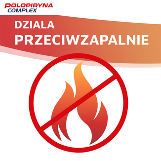 Polopiryna Complex 500 mg + 15,58 mg + 2 mg, 12 saszetek USZKODZONE OPAKOWANIE - 4 - zdjęcie produktu