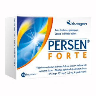 Persen forte 87,5 mg + 17,5 mg + 17,5 mg, 40 kapsułek - zdjęcie produktu