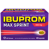 Ibuprom Max Sprint 400 mg, 40 kapsułek miękkich - miniaturka zdjęcia produktu