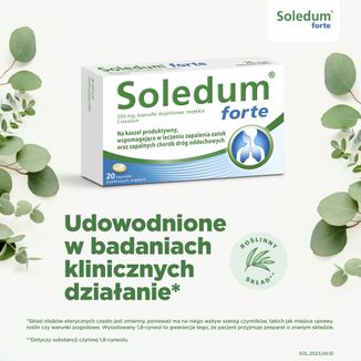 Soledum forte 200 mg, 20 kapsułek dojelitowych - 7 - zdjęcie produktu