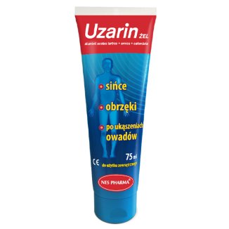 Uzarin żel, pielęgnująco-kojacy żel na miejsca po urazach, 75 ml - zdjęcie produktu