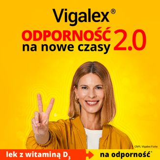 Vigalex Forte 2000 IU, 60 tabletek USZKODZONE OPAKOWANIE - 3 - zdjęcie produktu