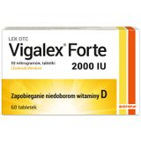 Vigalex Forte 2000 IU, witamina D3, 60 tabletek - miniaturka zdjęcia produktu