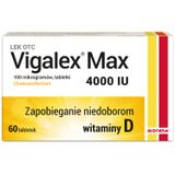 Vigalex Max 4000 IU, witamina D3, 60 tabletek - miniaturka zdjęcia produktu
