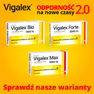 Vigalex Max 4000 IU, 60 tabletek - 5 - zdjęcie produktu