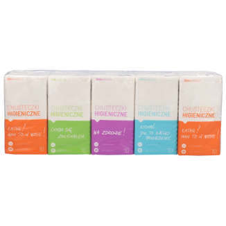 SEMA Protect, chusteczki higieniczne 3-warstwowe, 10 x 10 sztuk - 2 - zdjęcie produktu
